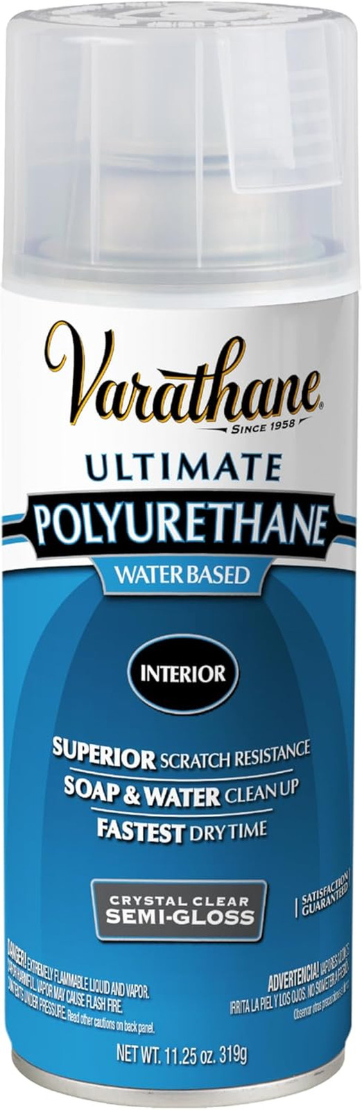 Water-Based Crystal-Clear Ultimate Polyurethane Spray | Interior Wood Protection