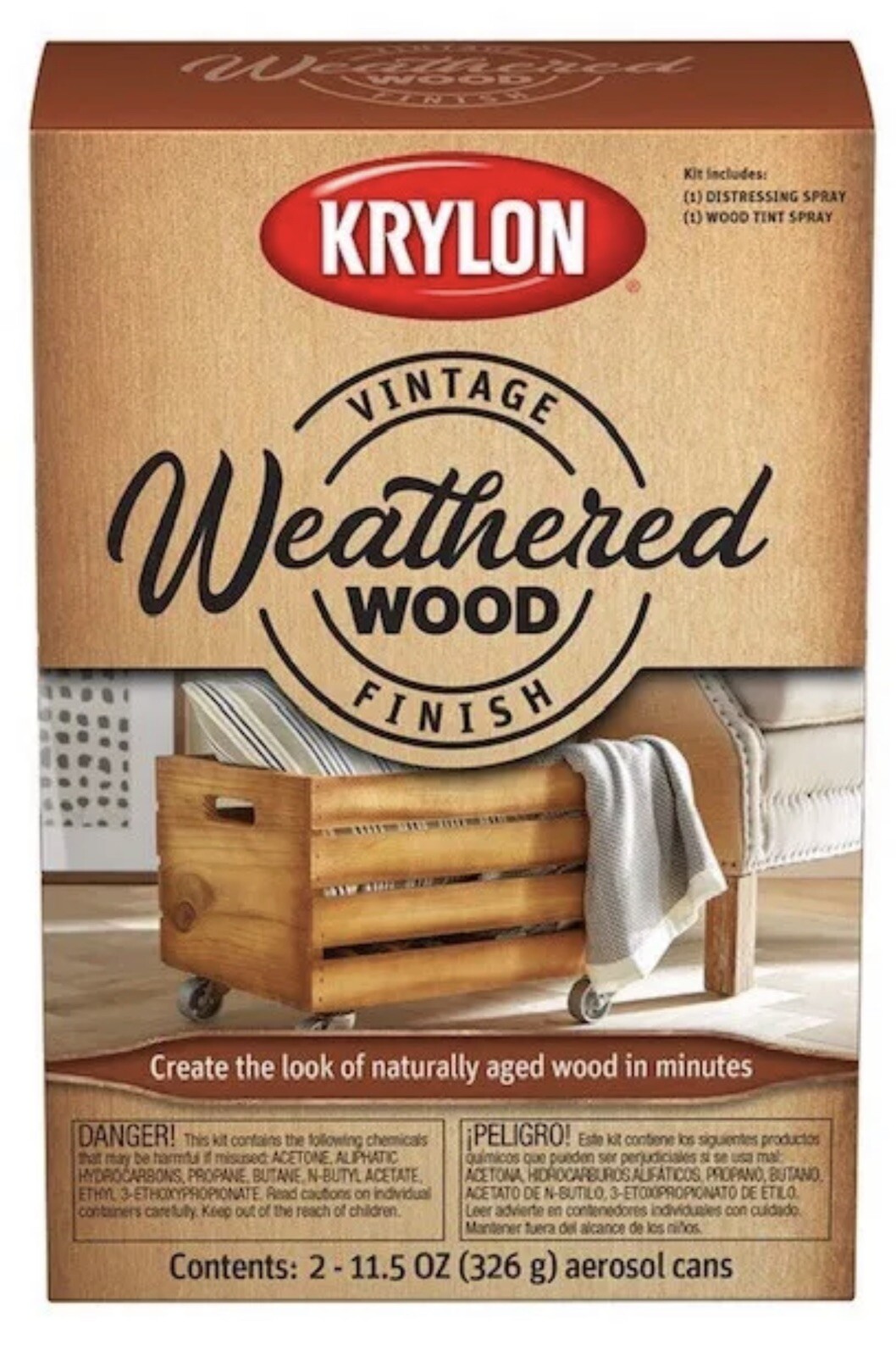 Krylon – Vintage Finish Wood Paint Refinishing Kit – CHOOSE ONE – NEW