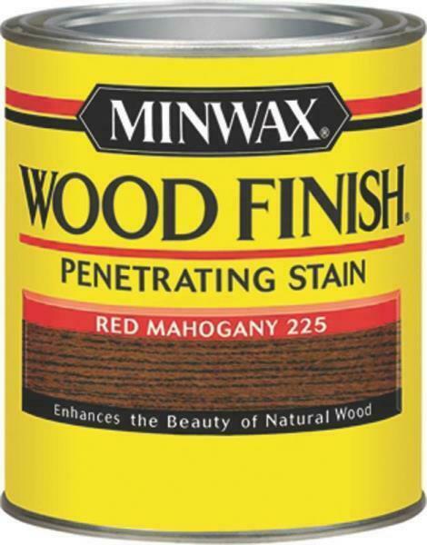 Minwax Red Mahogany Oil-Based Wood Finish 225014444 236ml 1/2 pint