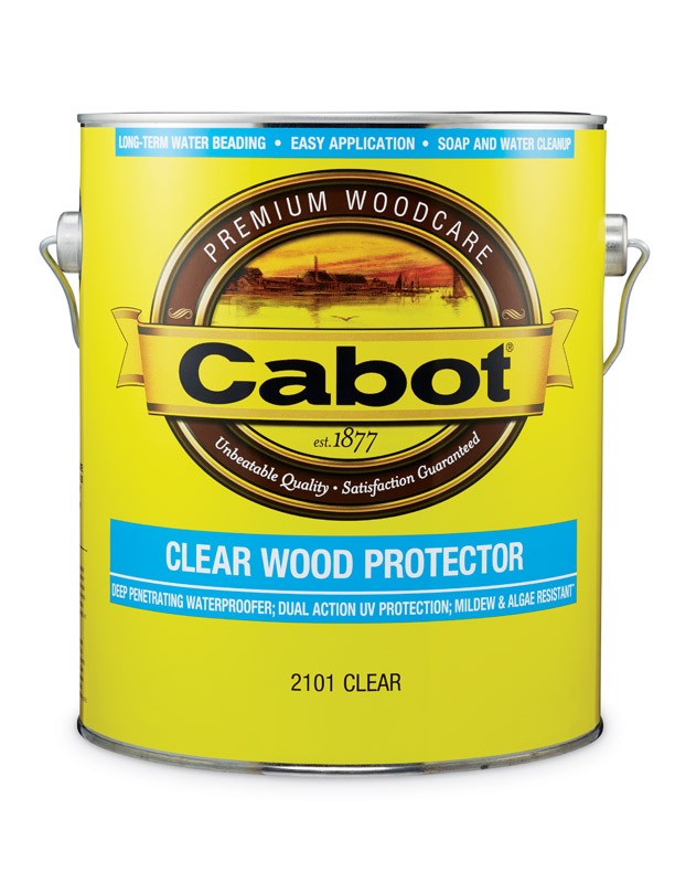 Cabot Stain Water Based Finish: Flat Clear Container Size Gl Low Voc (Pack of 4)