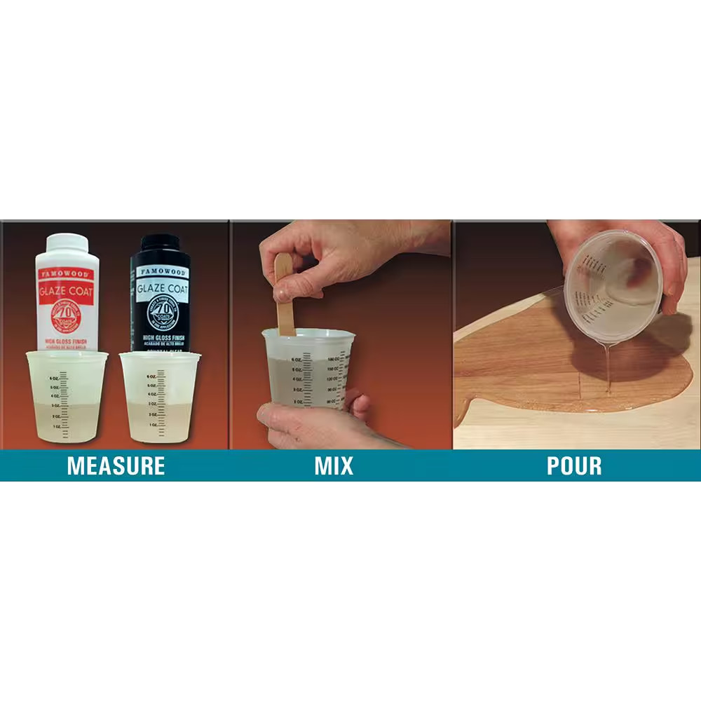 1 Qt. Glaze Coat Clear Epoxy Kit