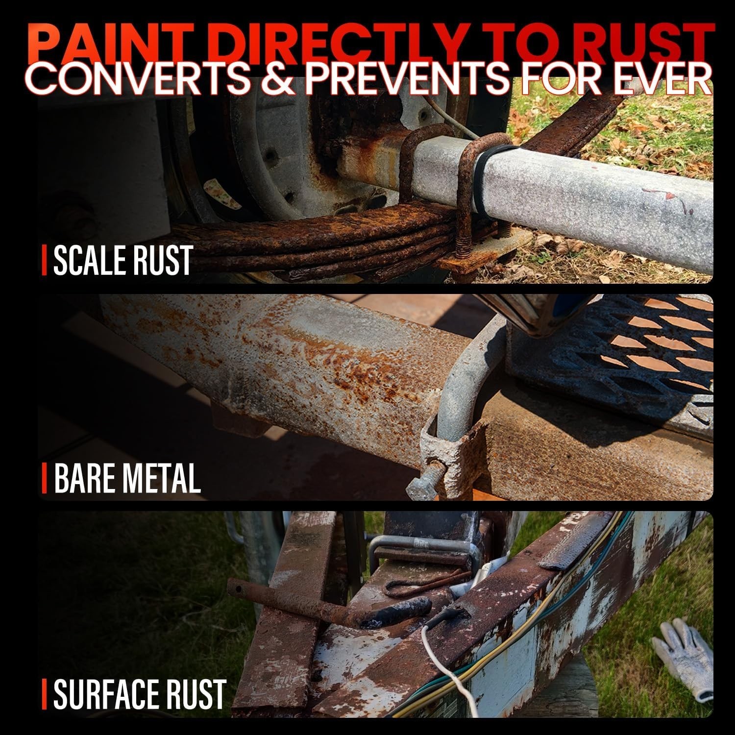 35 oz Rust Encapsulator Paint for Chassis and Trailer Applications Matte Black