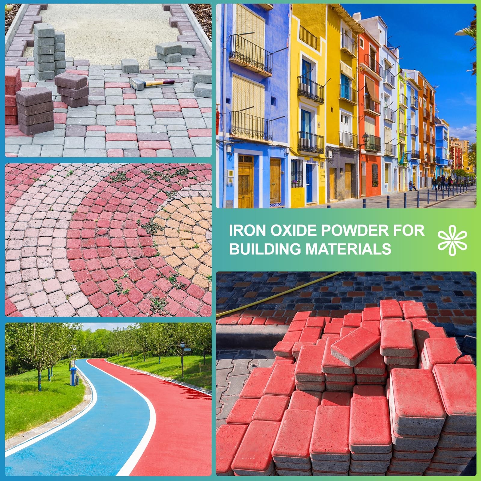 Goodtake Iron Oxide Powder Red Concrete Pigment Concrete Color Pigment For