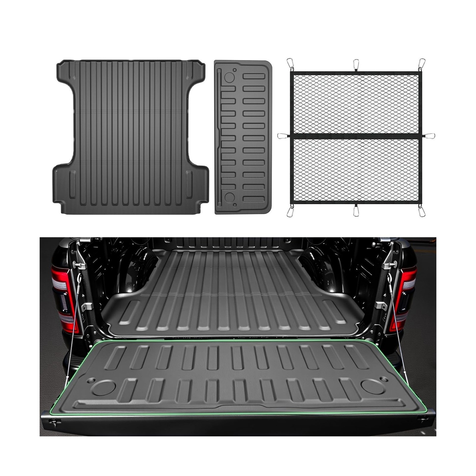 Truck Bed Liner & Tailgate Liner for Ram 1500/1500 RHO 2019-2026 Short Bed (5…