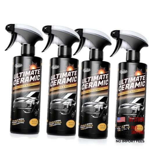 Real Ceramic Coating for Cars Polish (64 Fl Oz), Unmatched 64 Fl Oz (Pack of 1)