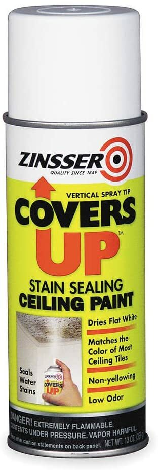 Zinsser COVERS UP Ceiling 13 oz. PAINT & PRIMER In One Flat White 03688