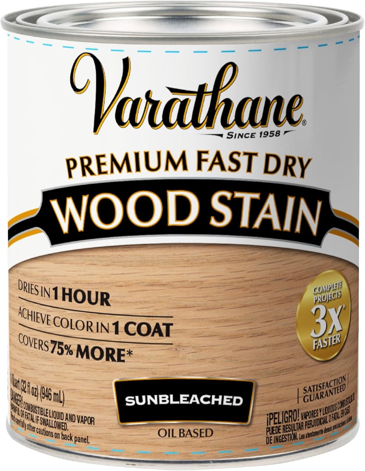 Varathane Premium Fast Dry Wood Stain | 1 Hour Dry Time | 1 Coat Color | Interio