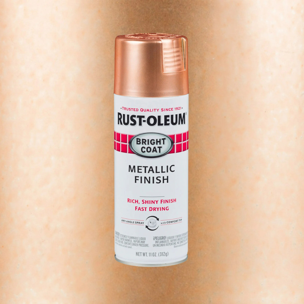 6 Pack, Rust-Oleum Stops Rust, Bright Coat, Metallic Copper, Spray Paint, 11 oz