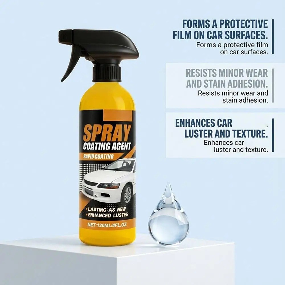 Car Coating Spray Quick Effect Scratch Remover Wax Polish Liquid Protector
