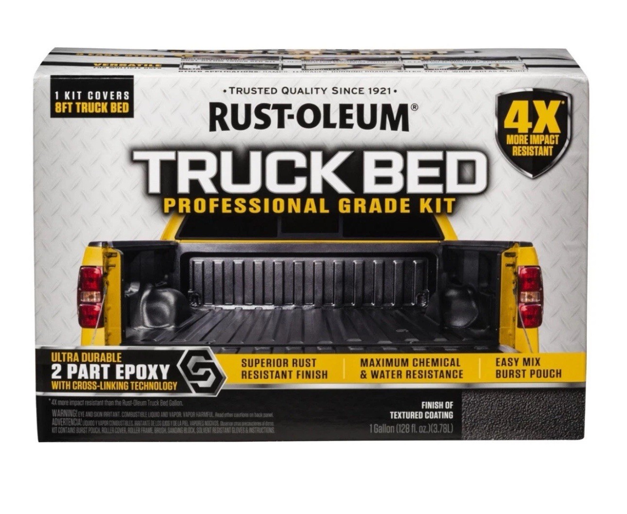 Rust-Oleum 323529 Truck Bed Coating,Black,128 Oz