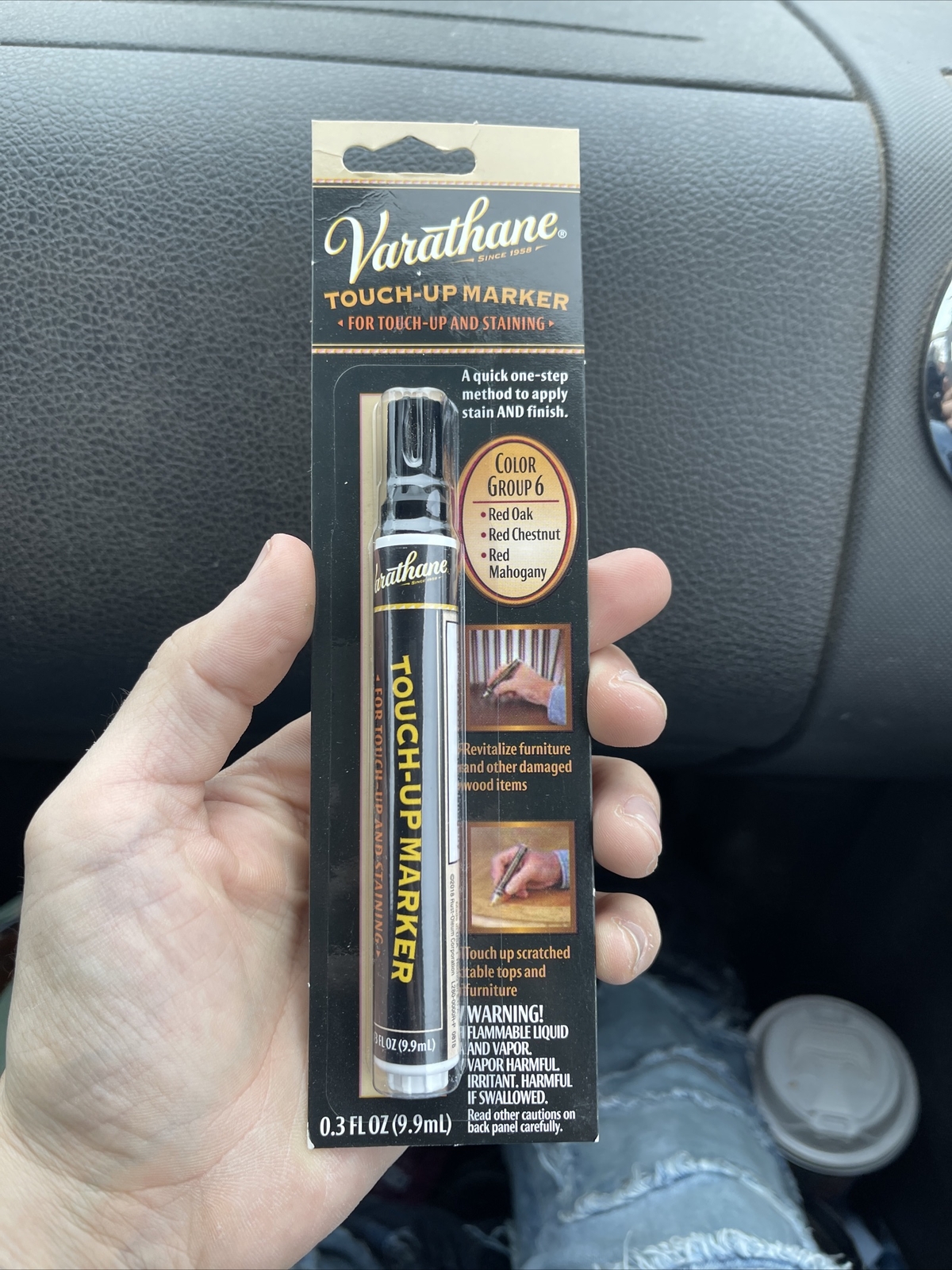 (2pack)Varathane 215357 Wood Stain Touch-Up Marker For Red