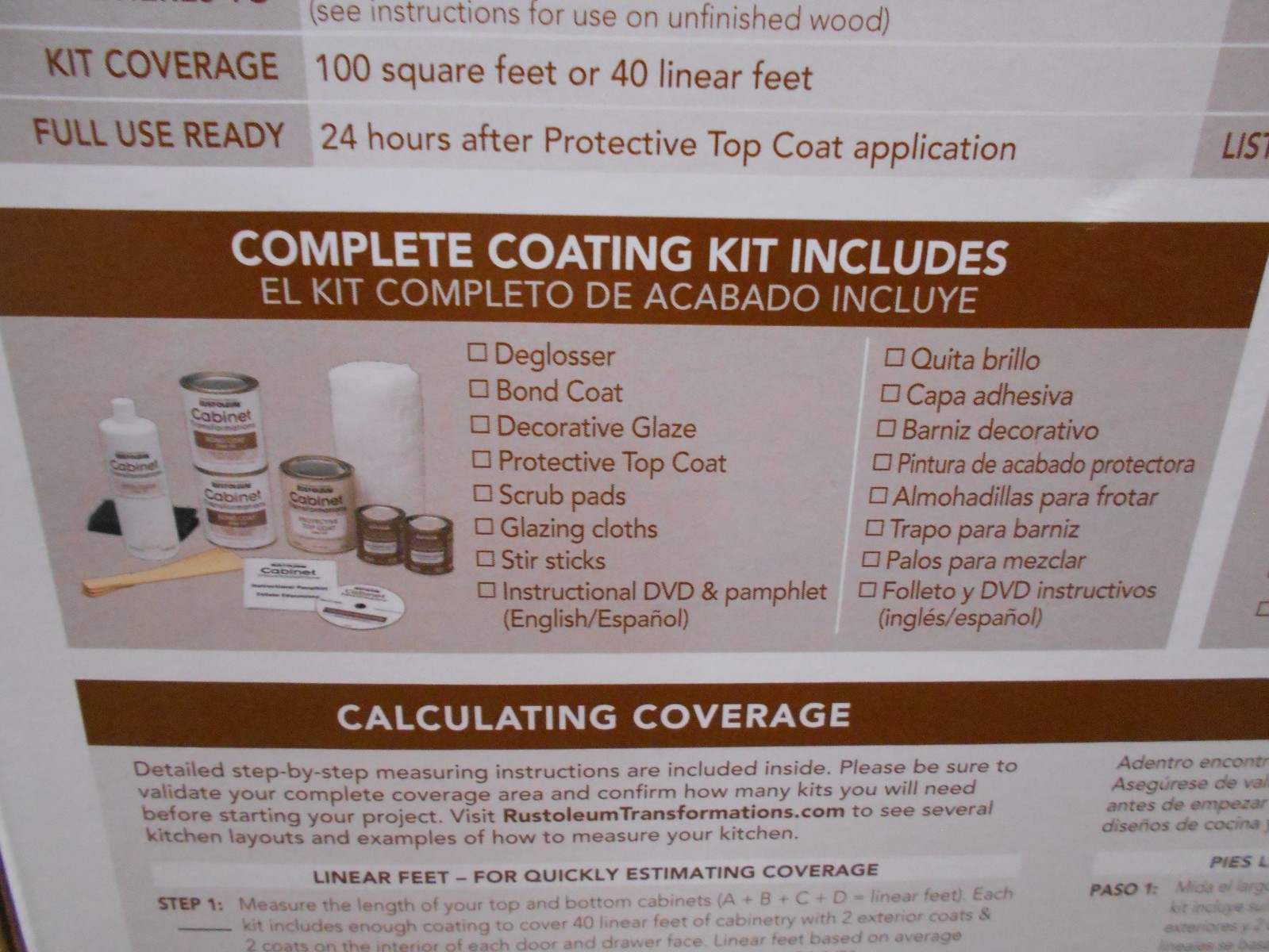 Rust-Oleum Furniture Transformations Complete Coating Kit Dark Tint Espresso