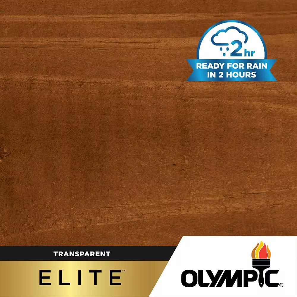 Elite 1 Gal. Kona Brown Woodland Oil Transparent Stain and Sealer in One Low VOC