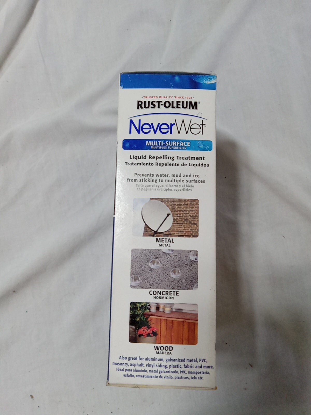 Multi-Surface Liquid Repelling Treatment Rust-Oleum NeverWet Frosted Clear NEW