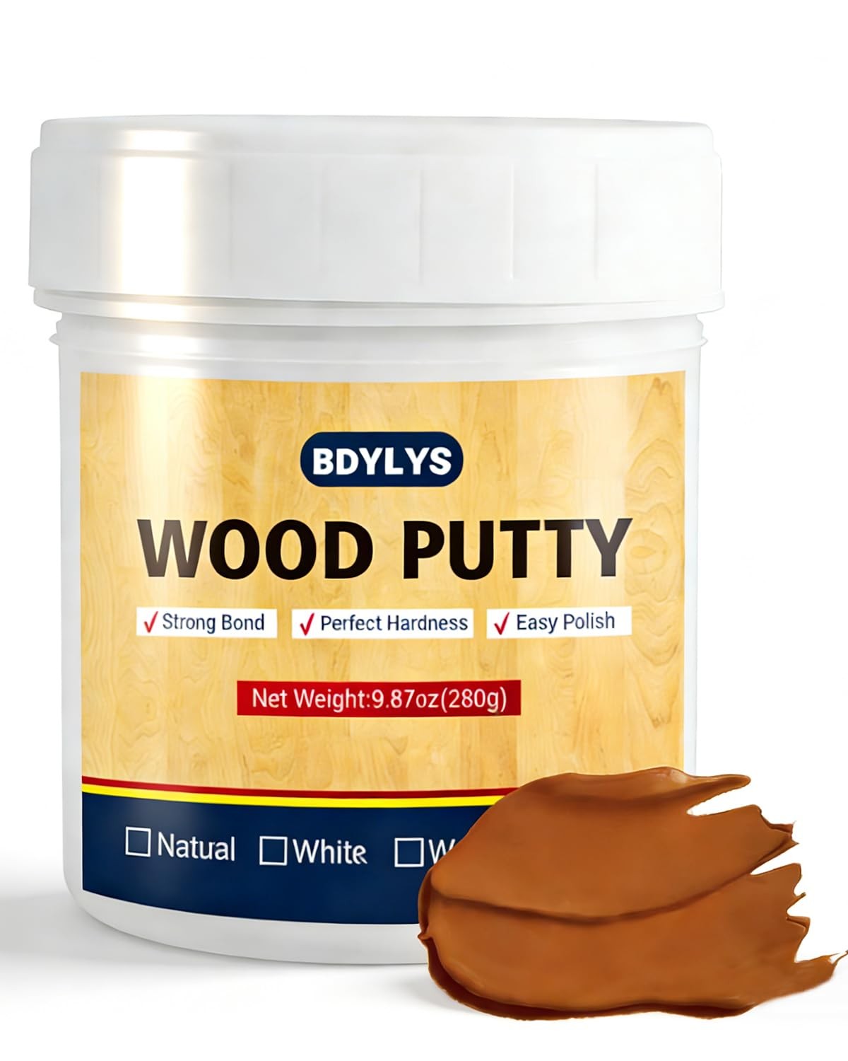 Wood Filler & Putty Kit, 9.87oz(280g) Walnut – Quick & Easy