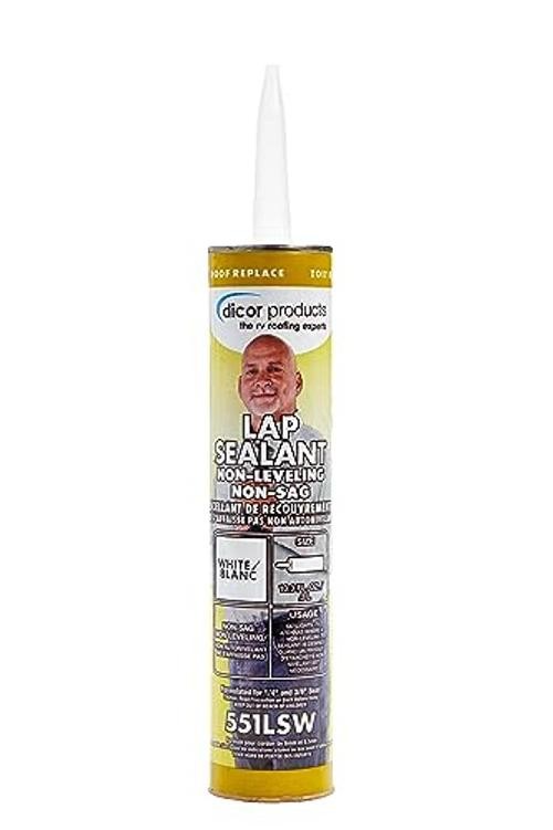 551LSW-1 HAPS-Free NON-Leveling Lap Sealant – 10.3 Oz, Non-Leveling White