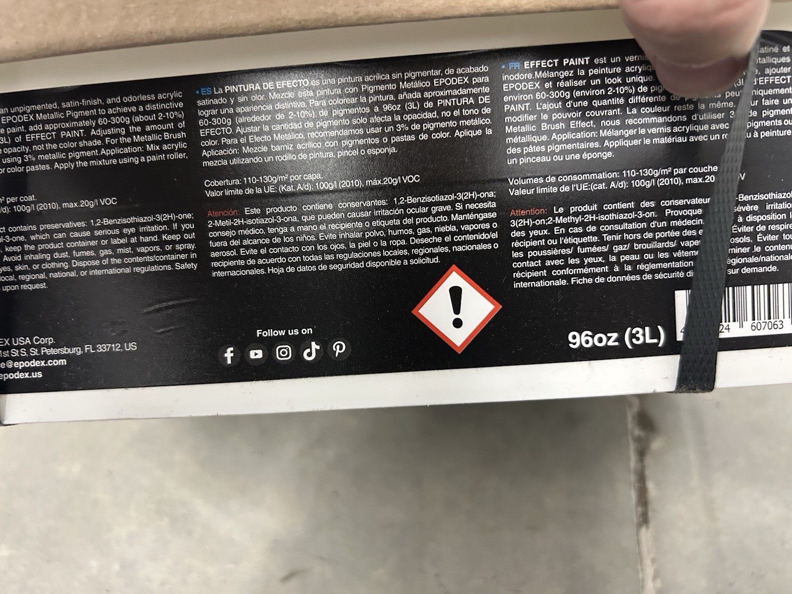 Epodex Epoxy Primer And Paint With Anthracite Gray Pigment Bottles