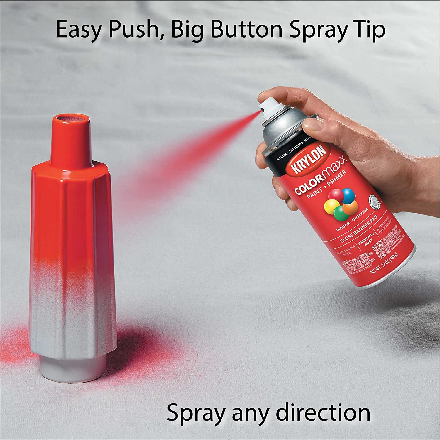 5 Spray Paint Caps for Krylon COLORmaxx Spray Paint &Primer – Krylon Spray Paint