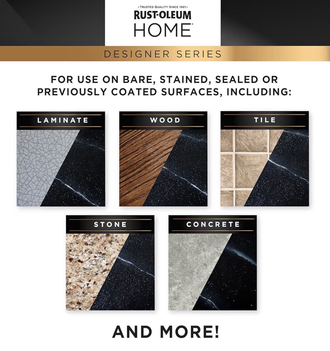 Rust-Oleum HOME Designer Series Black Marble Countertop Coating Kit