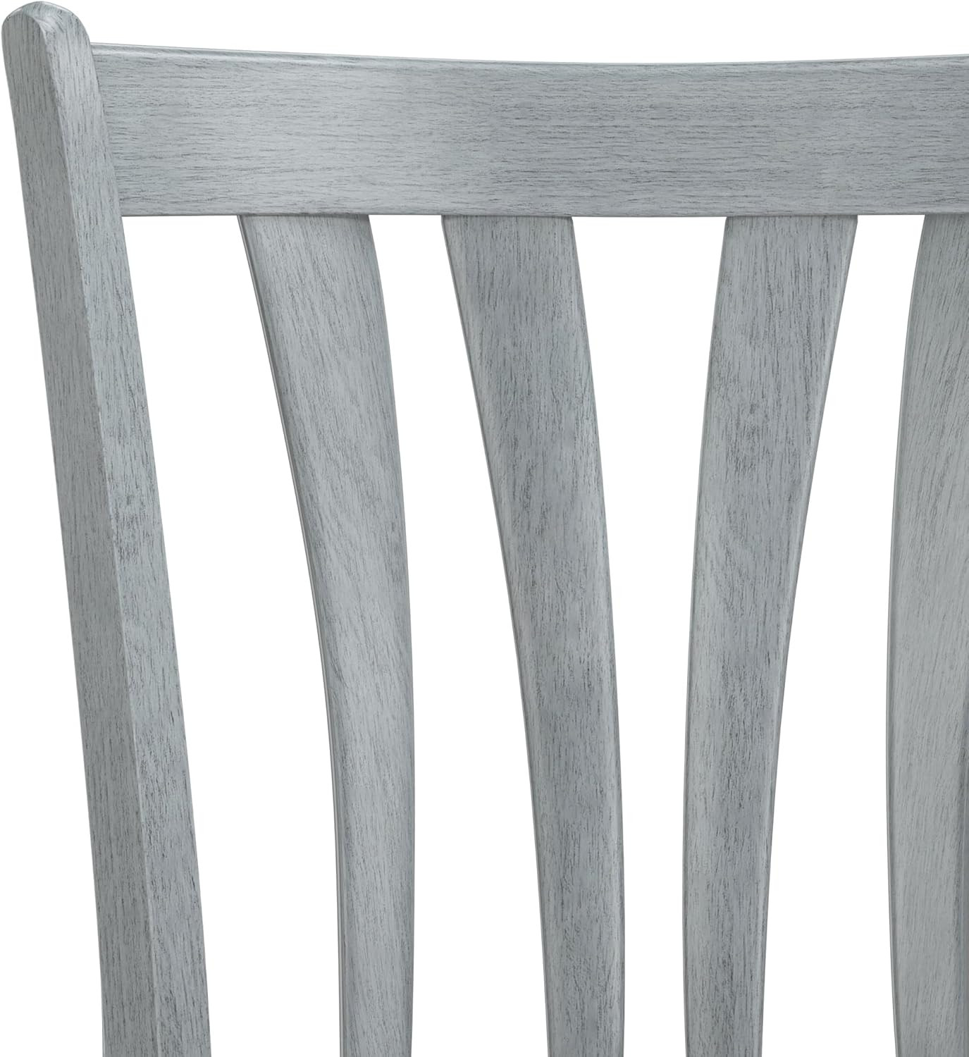 Furniture Savana Wood Bar Height Stool, 30″ High, Blue Wire Brush