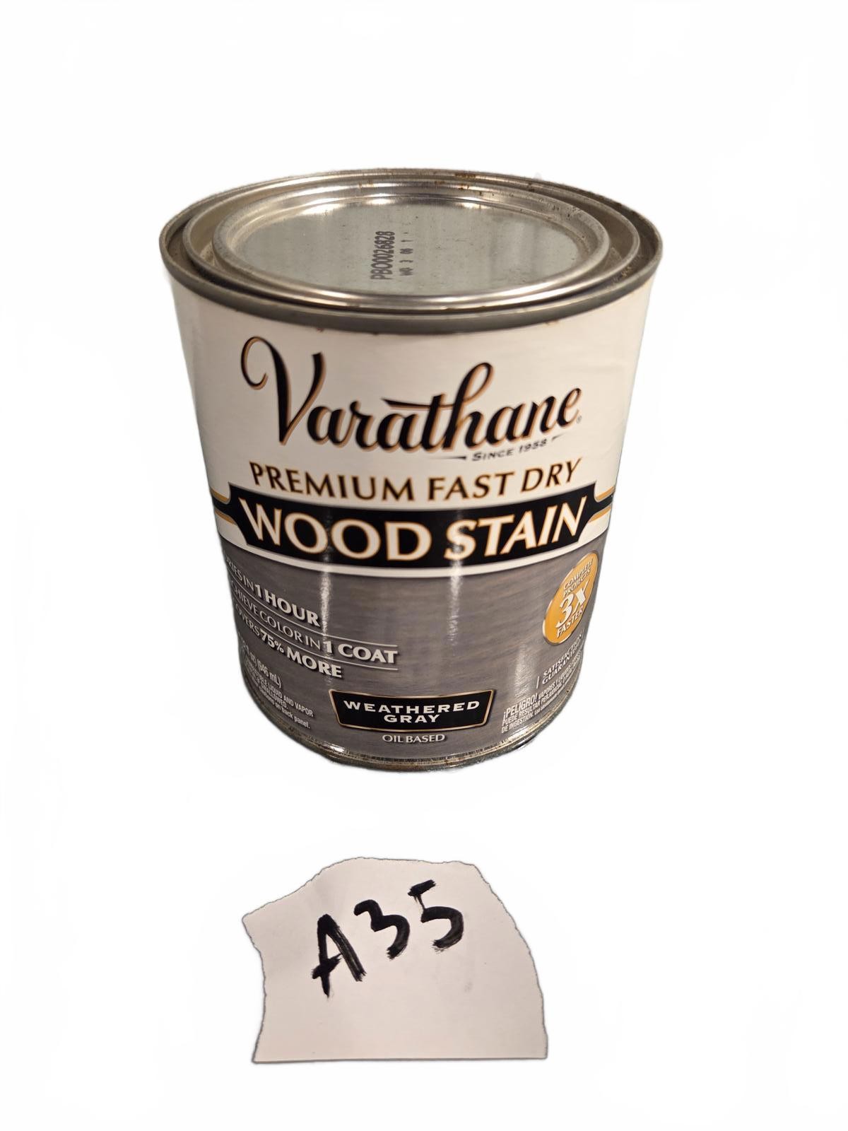 Varathane Wood Stain Weathered Gray | Oil-based Interior Stain – Wood – Doors