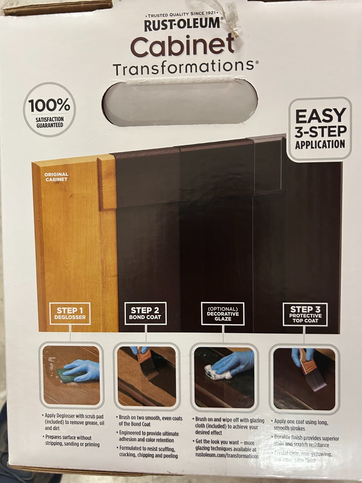 Rust-Oleum Cabinet Transformations Kit RUSTIC FREE SHIPPING