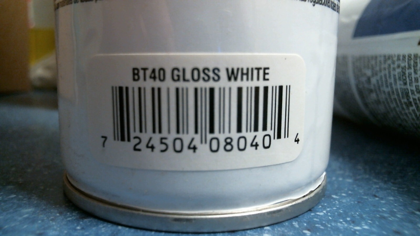 Brite Touch BT40 Gloss White General Purpose Automotive Spray Paint, Lot of 2 FS