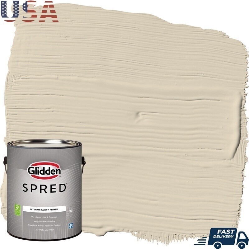 Toasted Almond Interior Paint Eggshell Finish Low Odor Low VOC Washable Primer