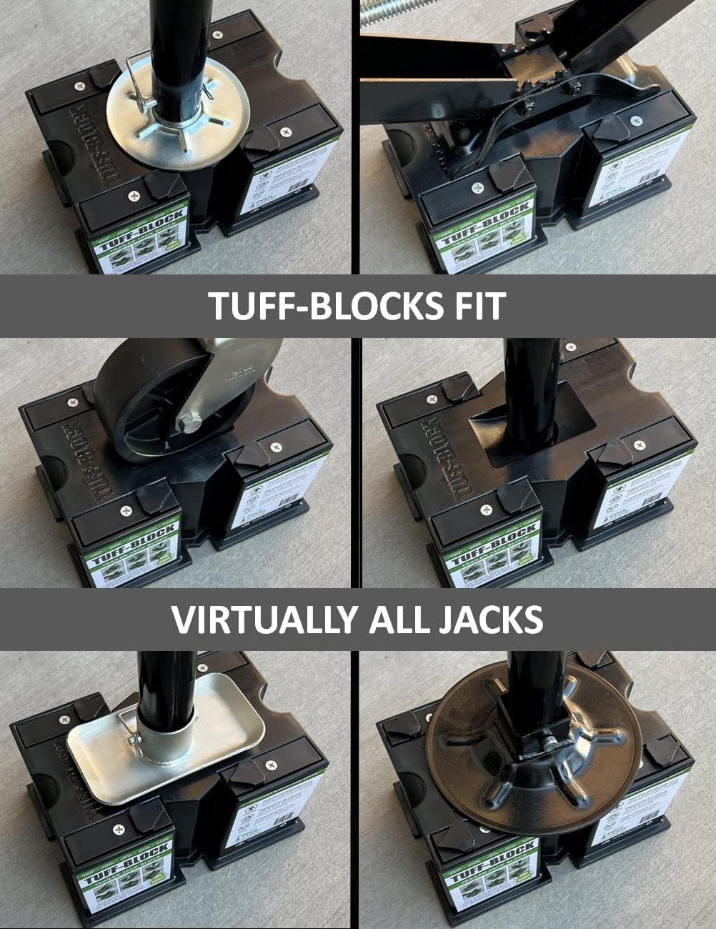 TUFF-Block by Dock N Stow Trailer Jack Blocks for RV Camper, 5th Wheel, Boat …