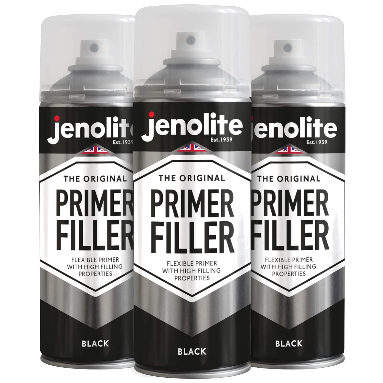 Gap Filling Primer Spray Paint – Automotive & Metal – 3 Cans