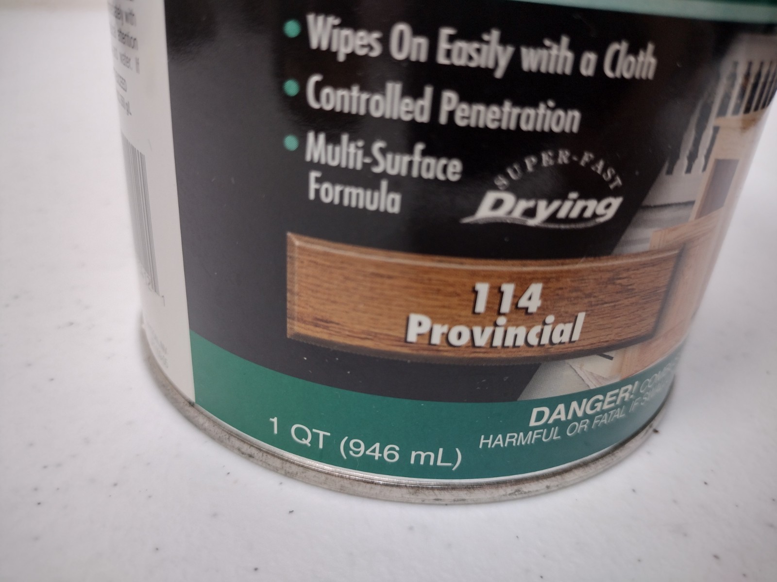 1x Zar Stain PROVINCIAL 114 Oil Based Wood Quart