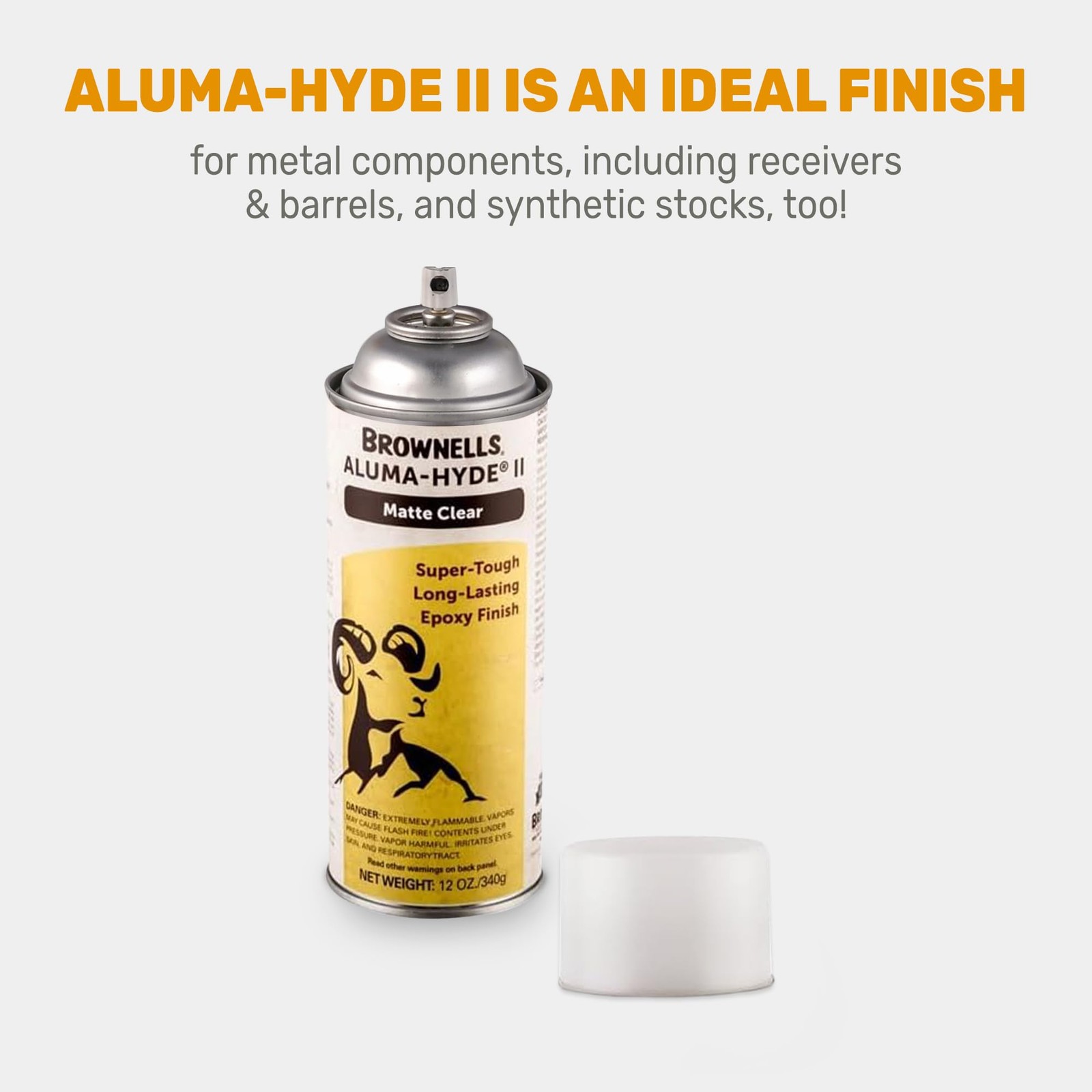 Alumahyde Ii Epoxy Based Firearm Finish Spray Coating Protection Paint Aerosol C