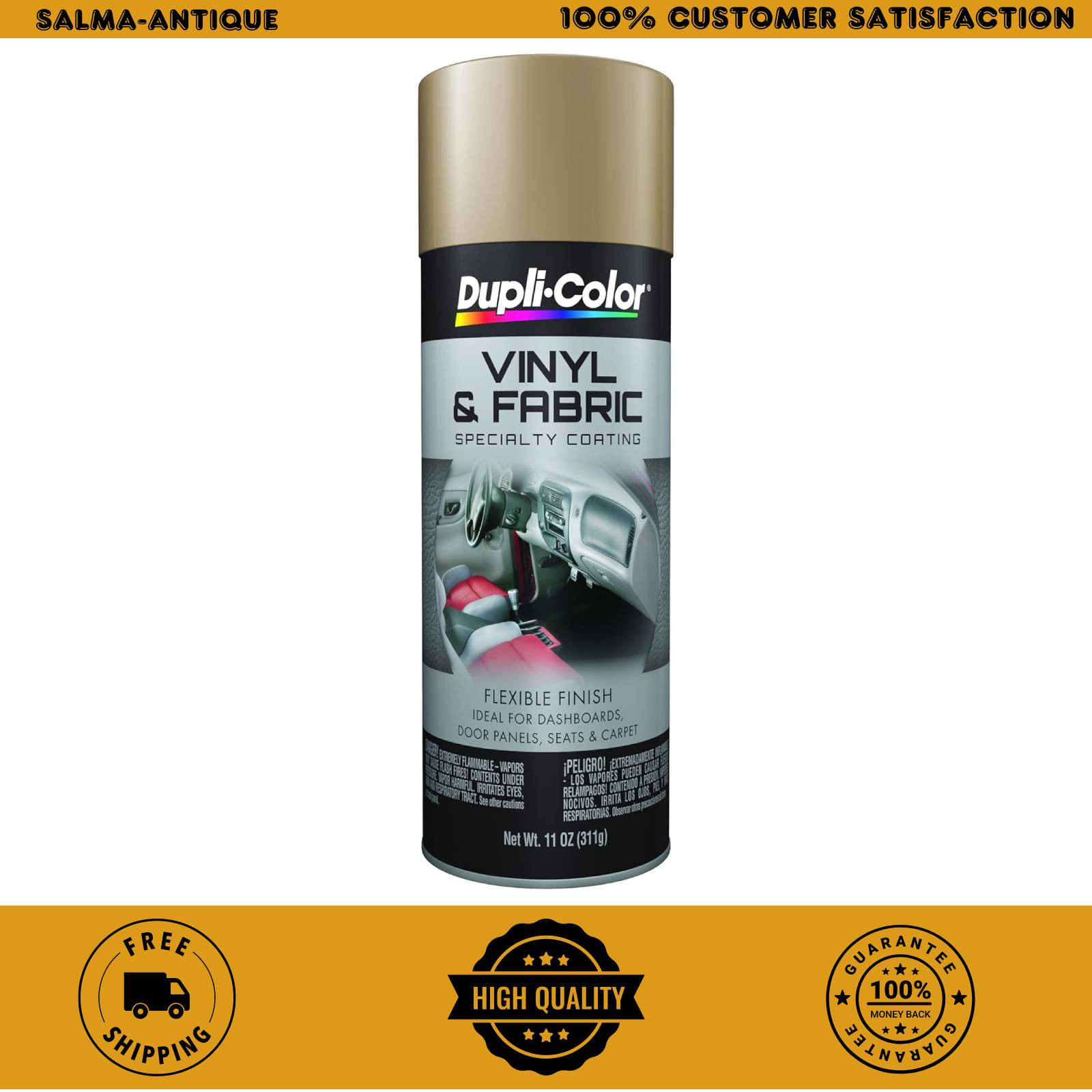 Dupli-Color HVP108 Vinyl and Fabric Coating Spray Paint – Desert Sand11 Ounces