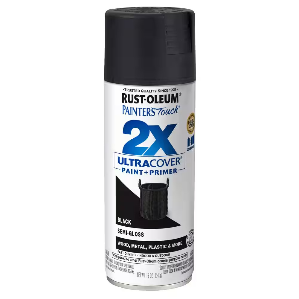 12 Oz. Semi-Gloss Black General Purpose Spray Paint