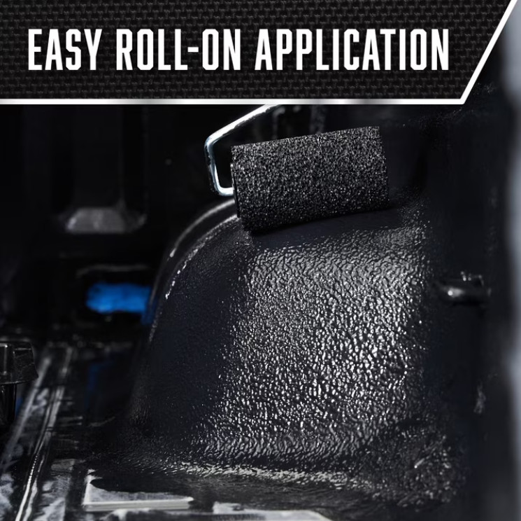 Black, Rust-Oleum Automotive Truck Bed Coating-342669, Gallon