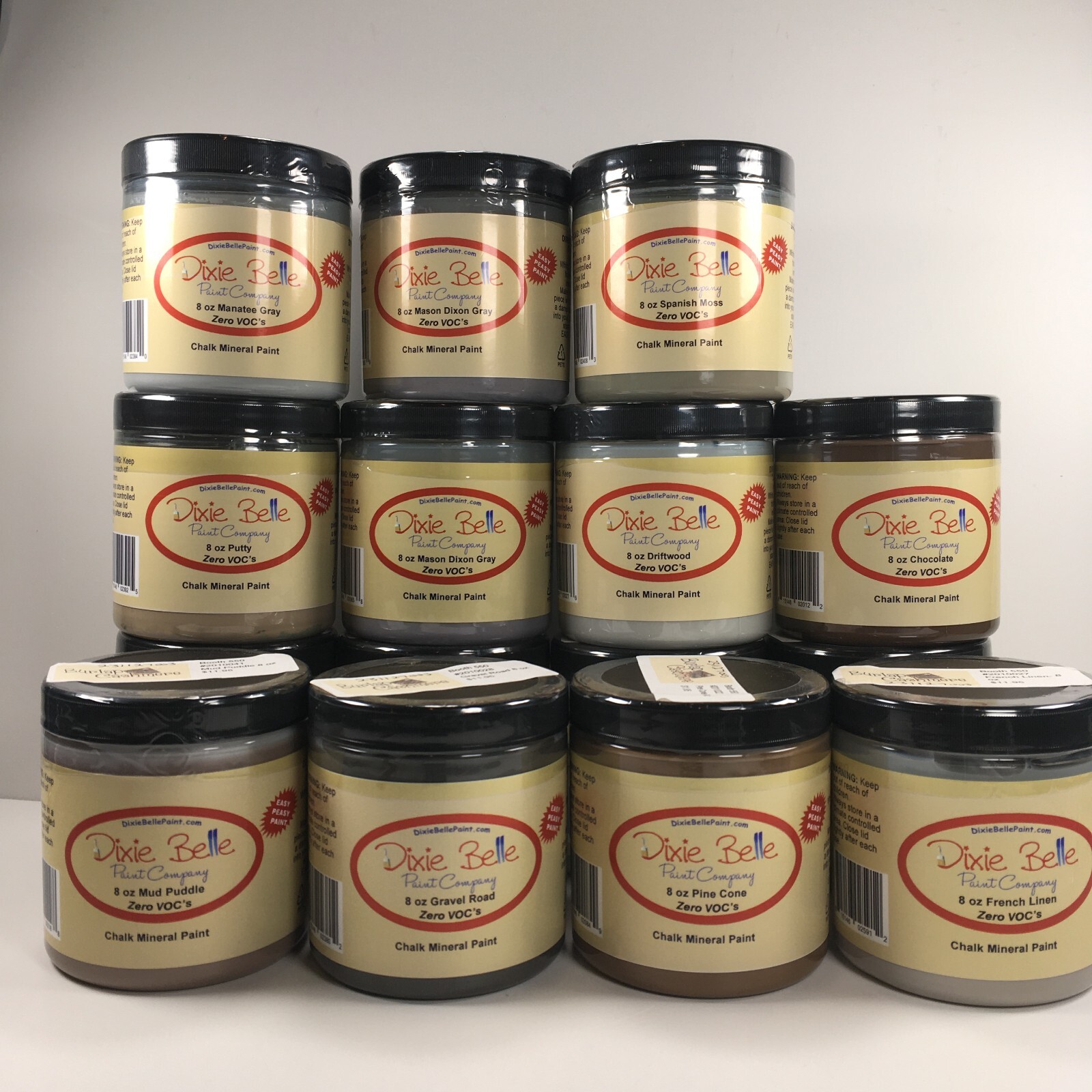 Dixie Belle Mineral Paint 8oz Various Colors – 40% Off – Dealer Closed Booth!!!