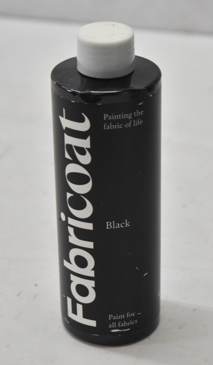 Furniture Clinic Fabric Paint Black 8.5oz For Furniture Chair Upholstery