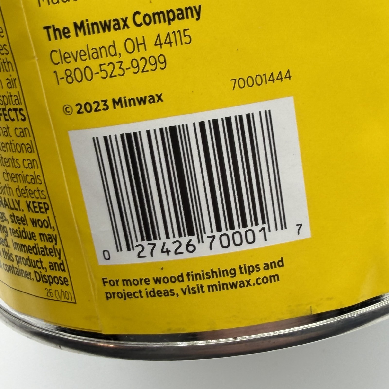 Minwax Wood Finish Golden Oak 210B Oil-Based Penetrating Stain 32 fl oz Dented