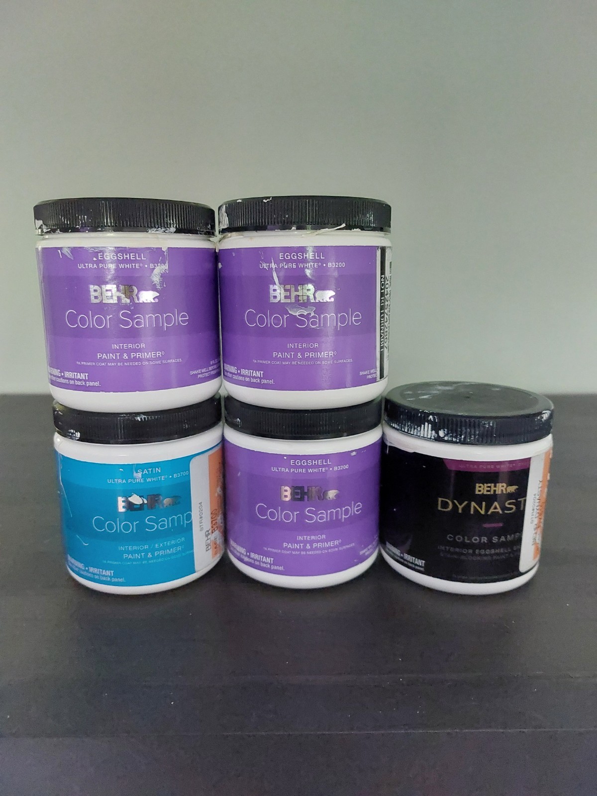 Behr 8oz SAMPLES Varied Sheen