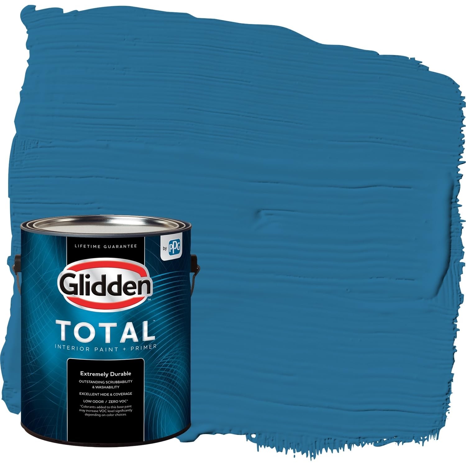 Glidden Total Interior Wall Paint Premiumr All-In-One Blue Oasis/Blue Semi-Gloss