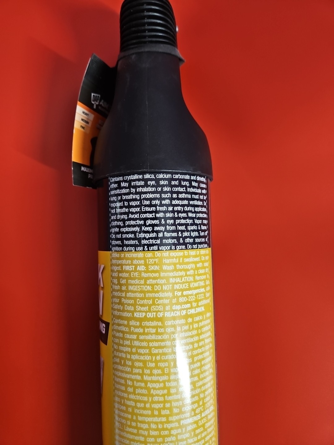 DAP Knockdown Water Based 2 in 1 Wall & Ceiling Texture Wide Spray – 25 Oz – NEW