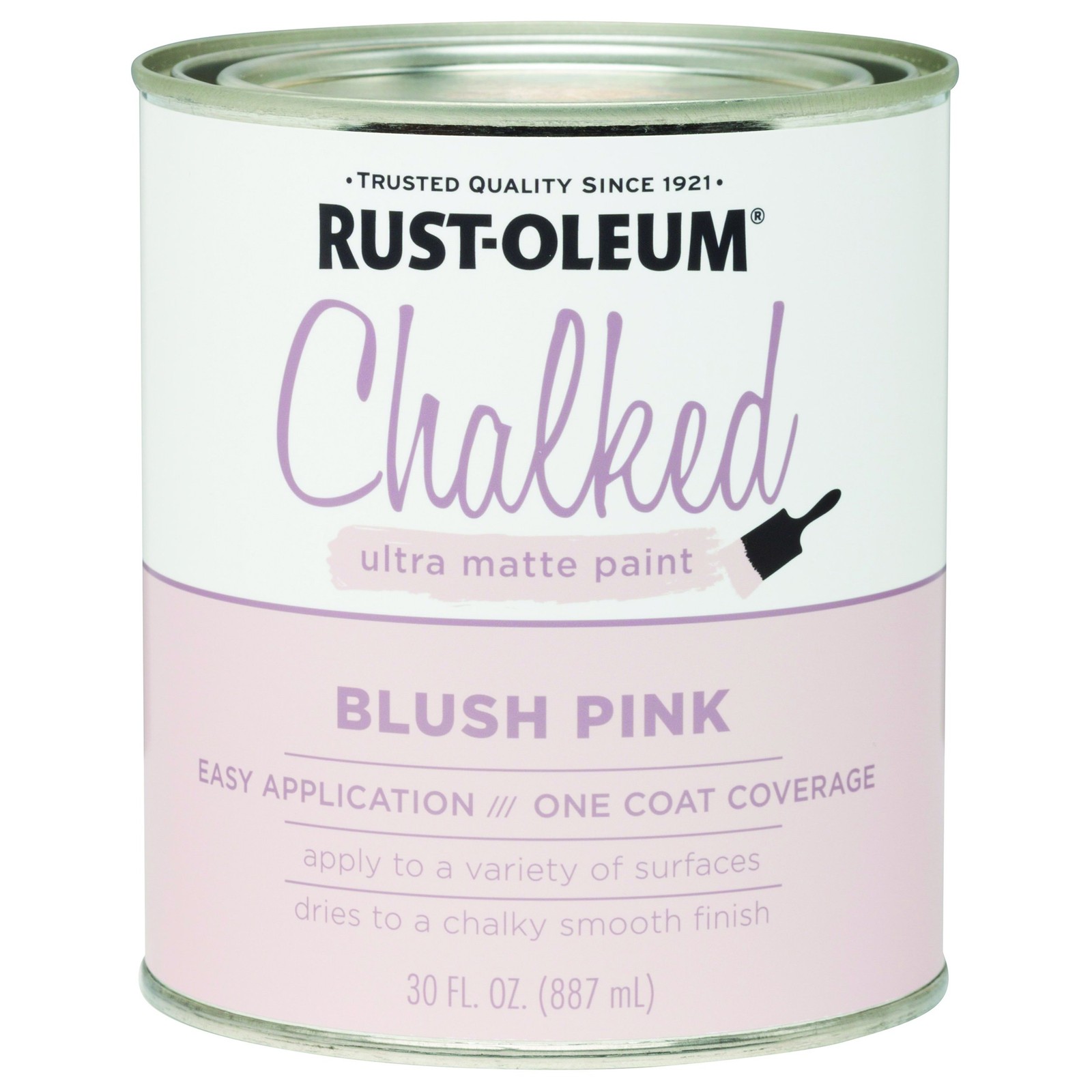 Rust Oleum Chalked Paint 30 Ounce Blush Pink Ultra Matte Finish Easy Use