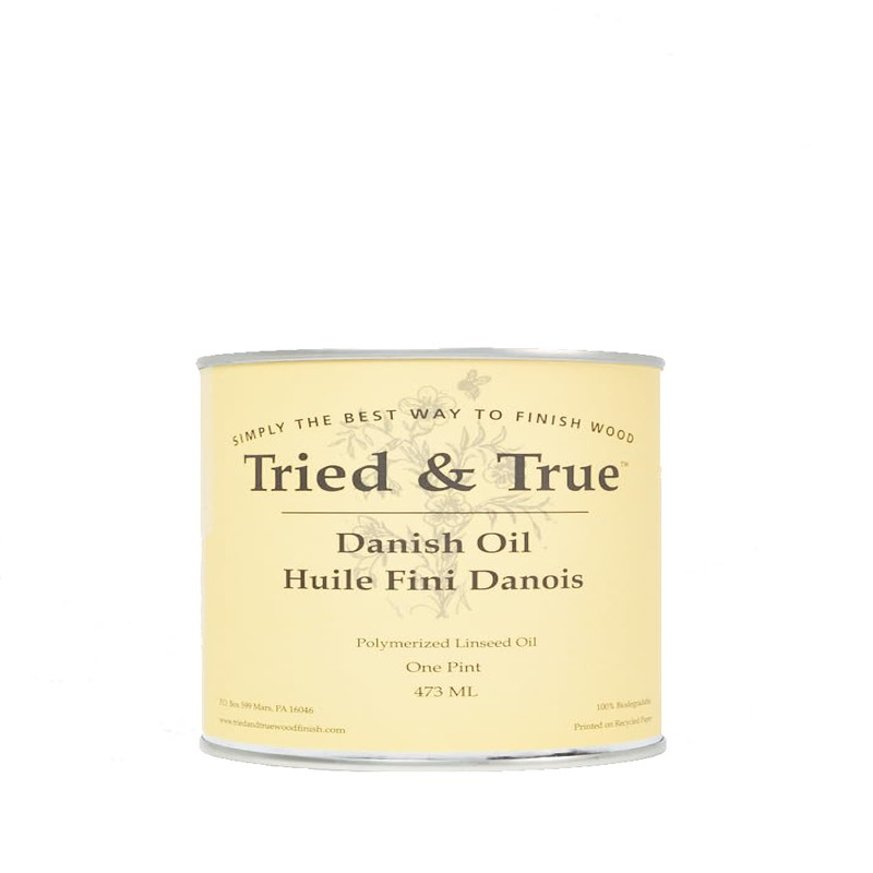 Tried & True Tried True Danish Oil Pint – Pure Polymerized Linseed Oil Wood