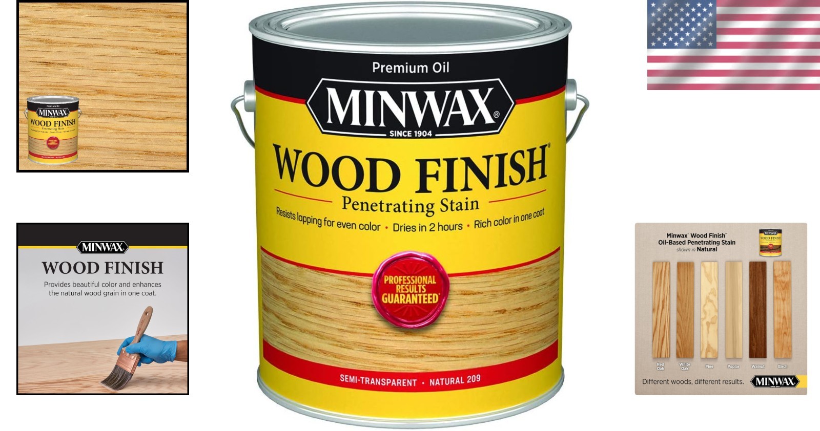 1 Gallon Oil-Based Wood Finish for Rich, Natural Stain Perfect for Interiors