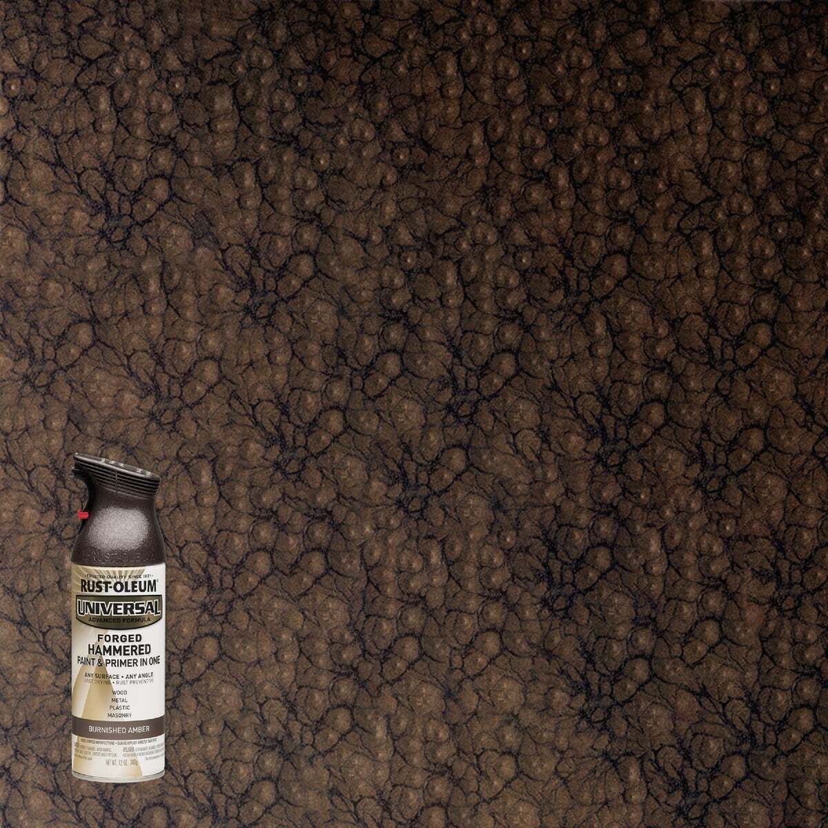 UNIVERSAL Spray Paint, Gloss, Burnished Amber, 12 oz, Aerosol Can
