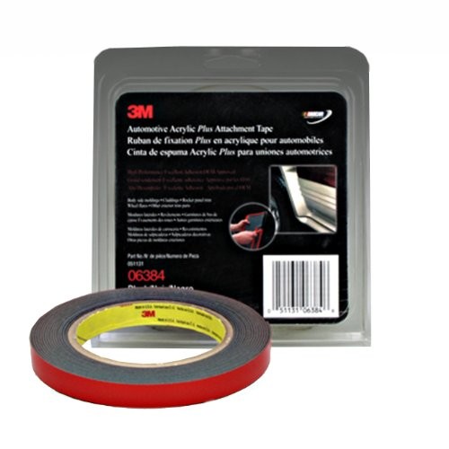 06384 Automotive Acrylic Plus Attachment Tape , Black