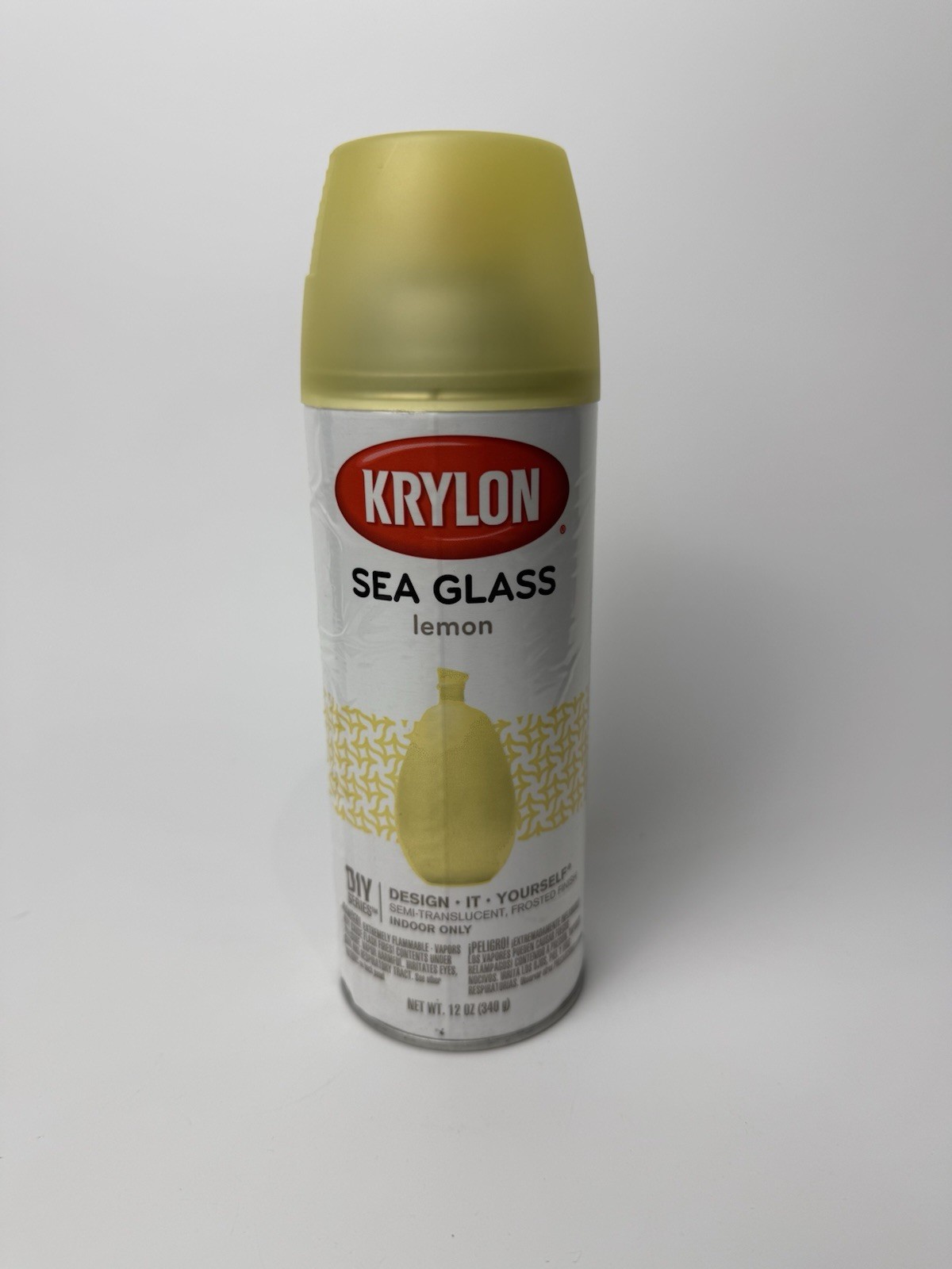Krylon K09054000 Sea Glass Spray Paint, Lemon, 12 Ounce