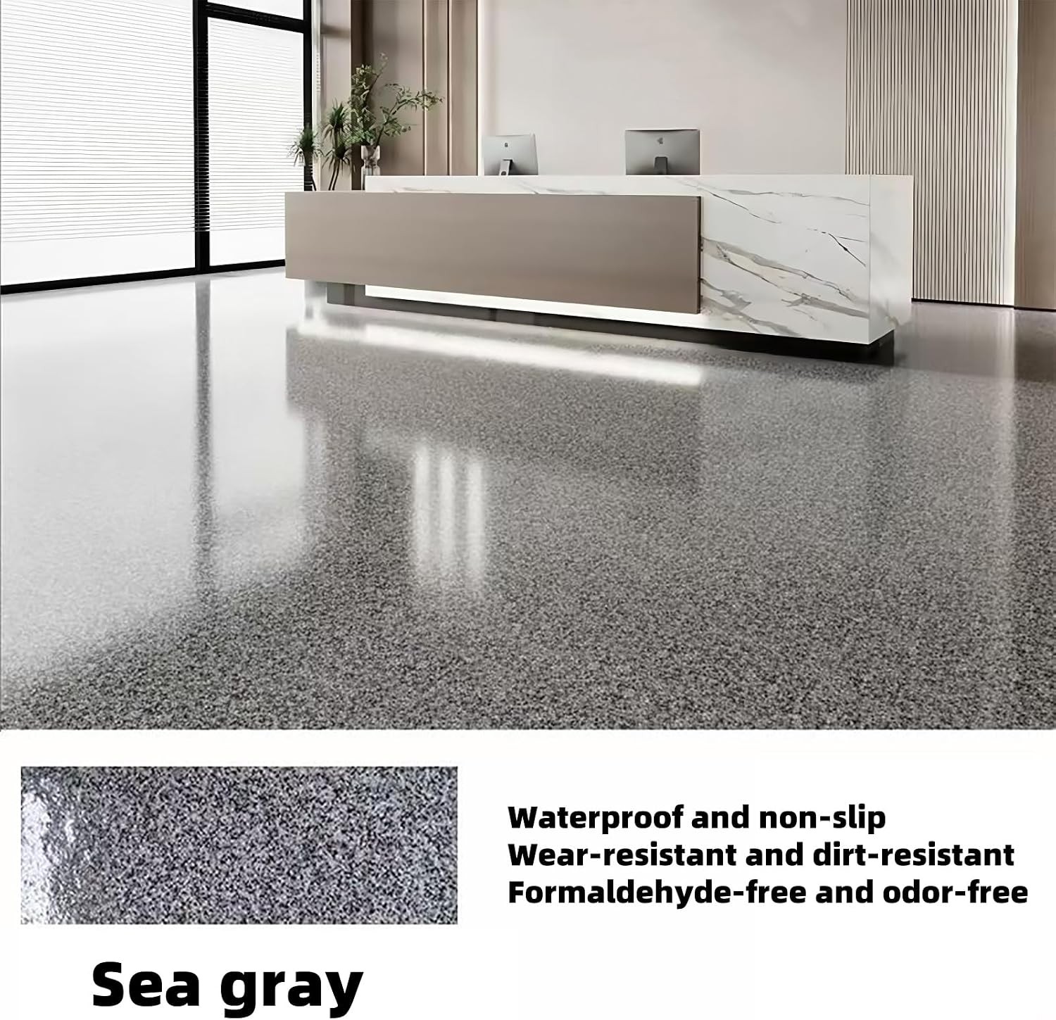 Epoxy Colored Sand Floor Paint, Epoxy Floor Paint High Gloss Marble Effect