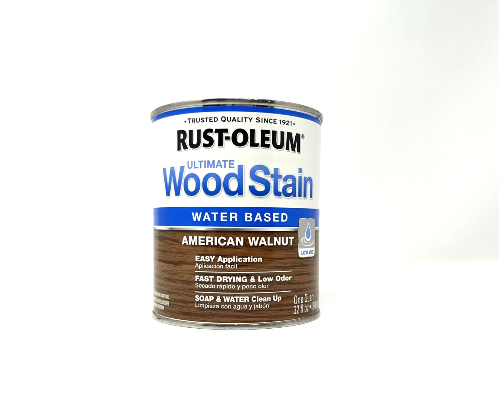 Rust-Oleum Ultimate Wood Stain American Walnut Satin 1 Qt 32oz Interior Wood Fin