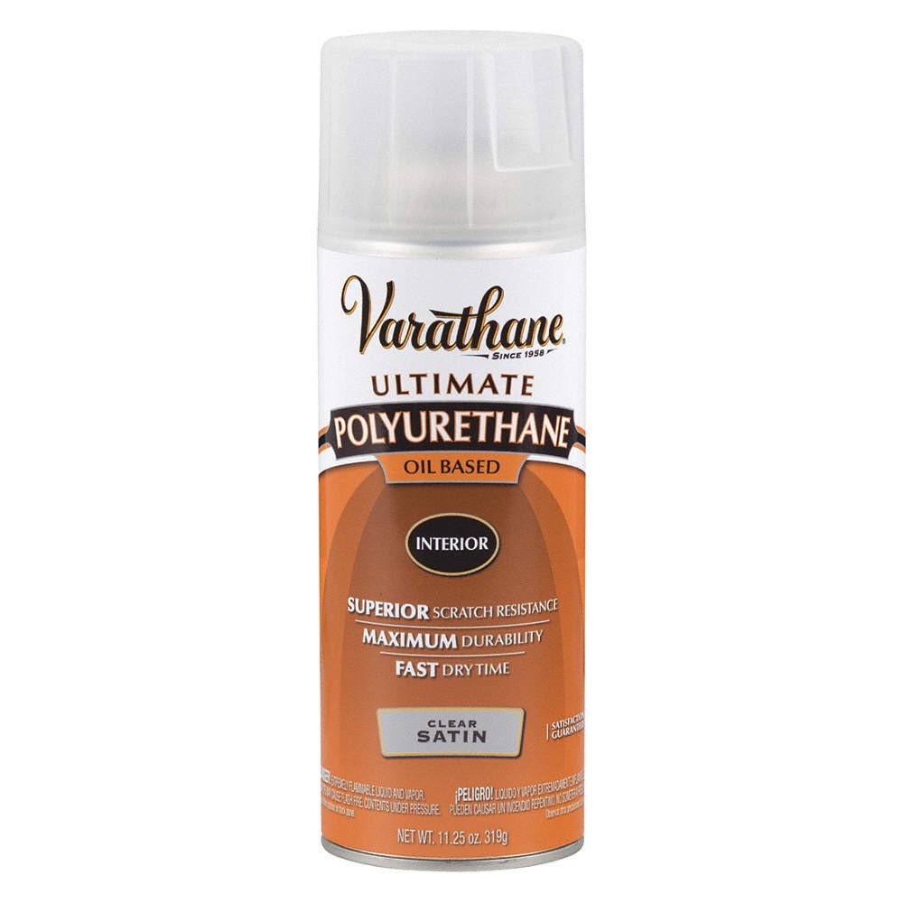 RUST-OLEUM 9181 Polyurethane Spray,Clear,11.25 oz 1TBH9